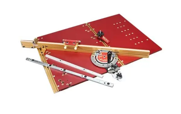 Incra MITER5000 Miter 5000 Table Saw Miter Gauge with Sled and Telescoping Fence Table Saw Miter Gauge including with a sled and telescoping fence