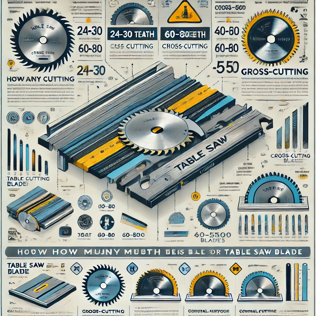 How Many Teeth Should My Table Saw Blade Have?
