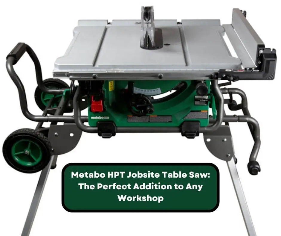 Metabo HPT Jobsite Table Saw