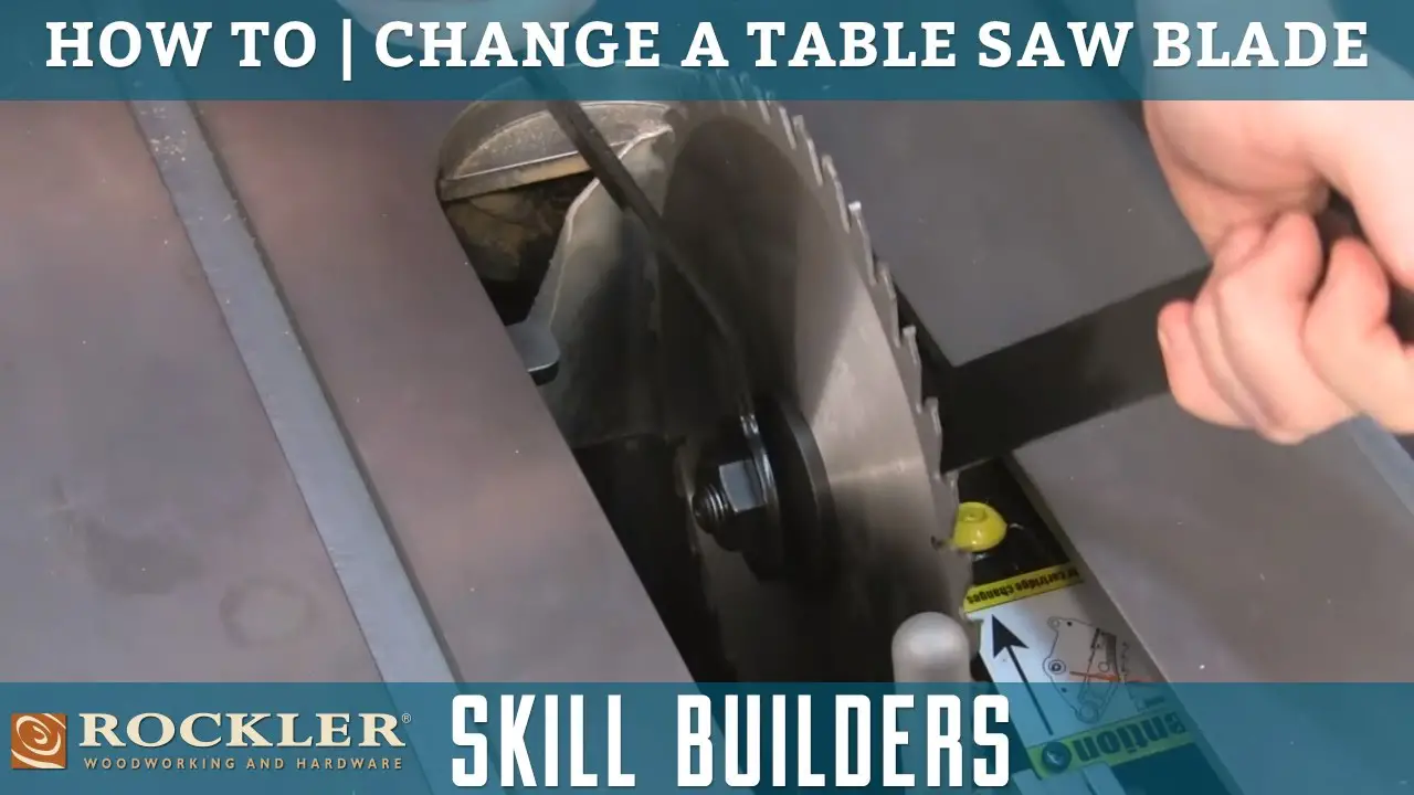How to Change a Blade on a Table Saw