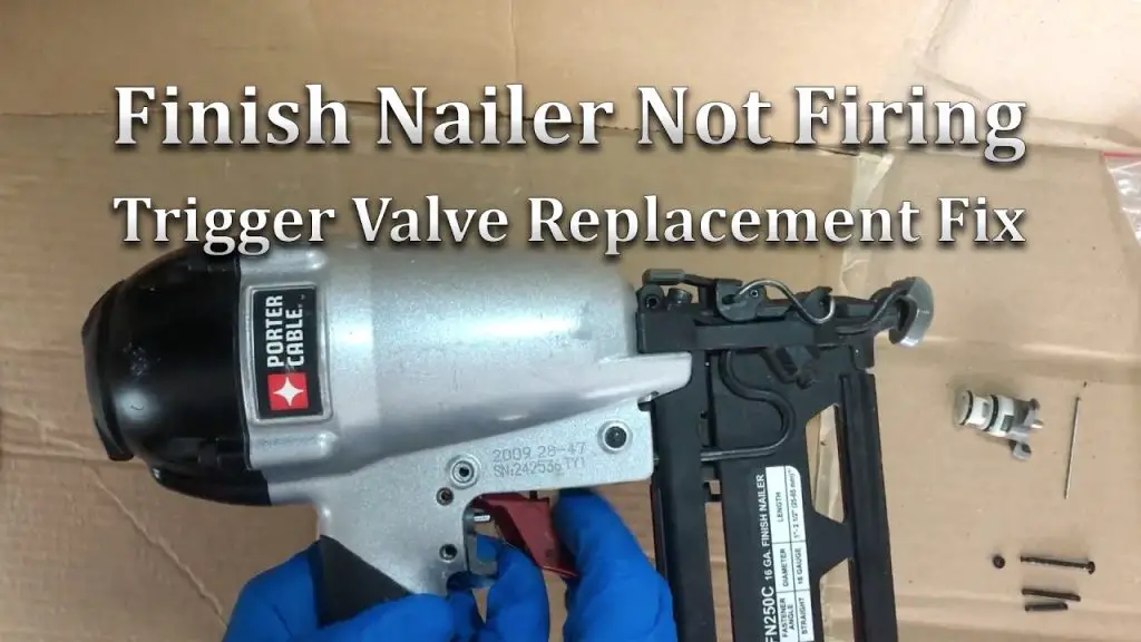 How to Replace Trigger Valve Porter Cable Fn250C